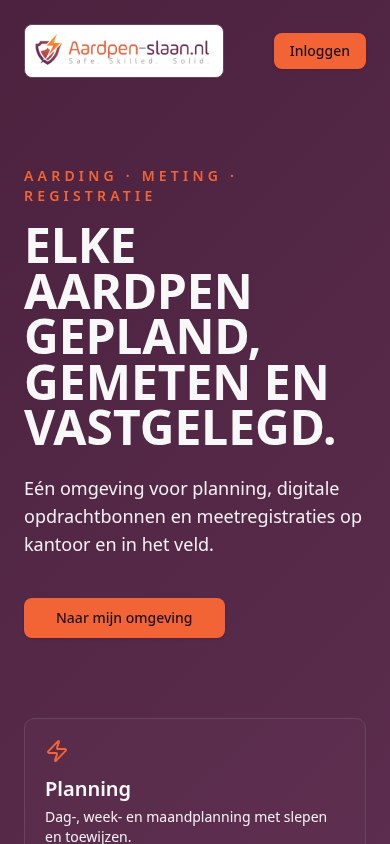 Mobiele weergave van Aardpencentrale