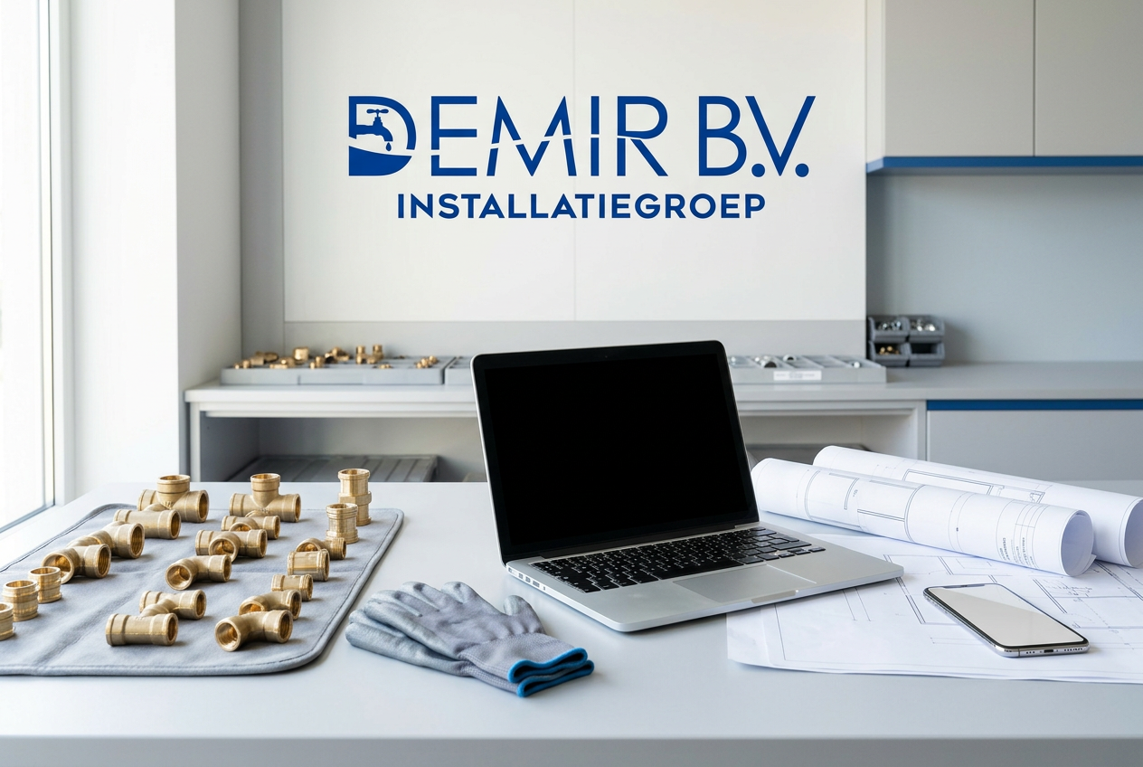 Illustratief sfeerbeeld van Demir Installatiegroep B.V. met het aangeleverde bedrijfslogo
